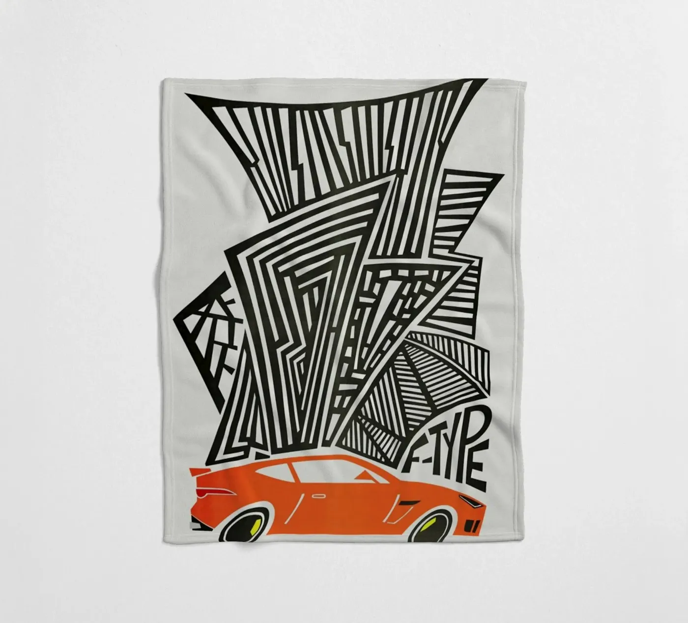 F Type fleecedeken van Fox & Velvet