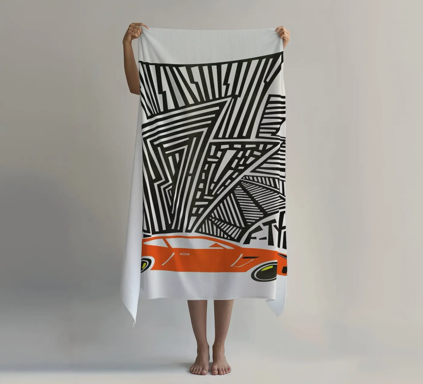 F Type serviette de plage de Fox & Velvet