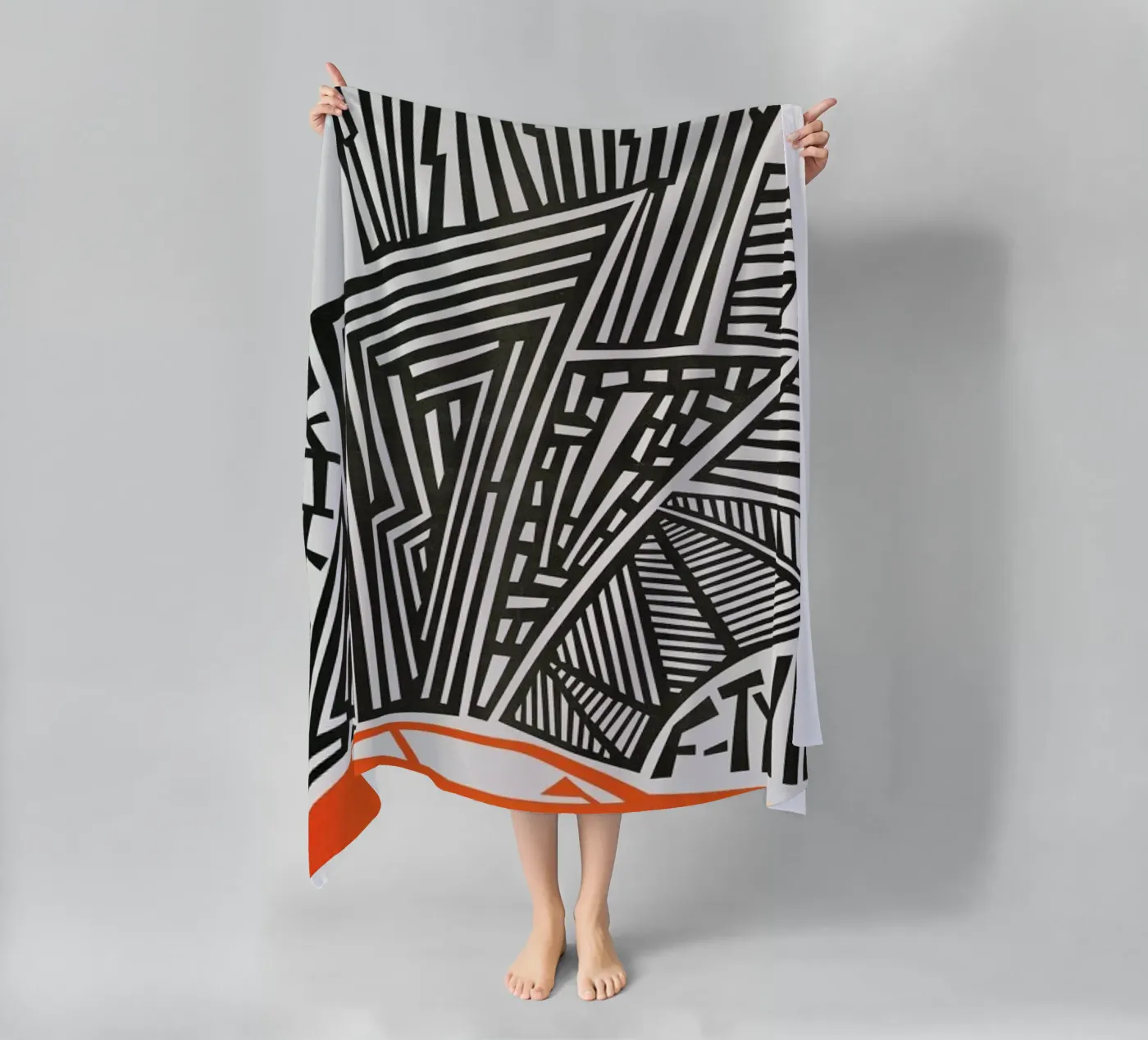 F Type beach towel by Fox & Velvet