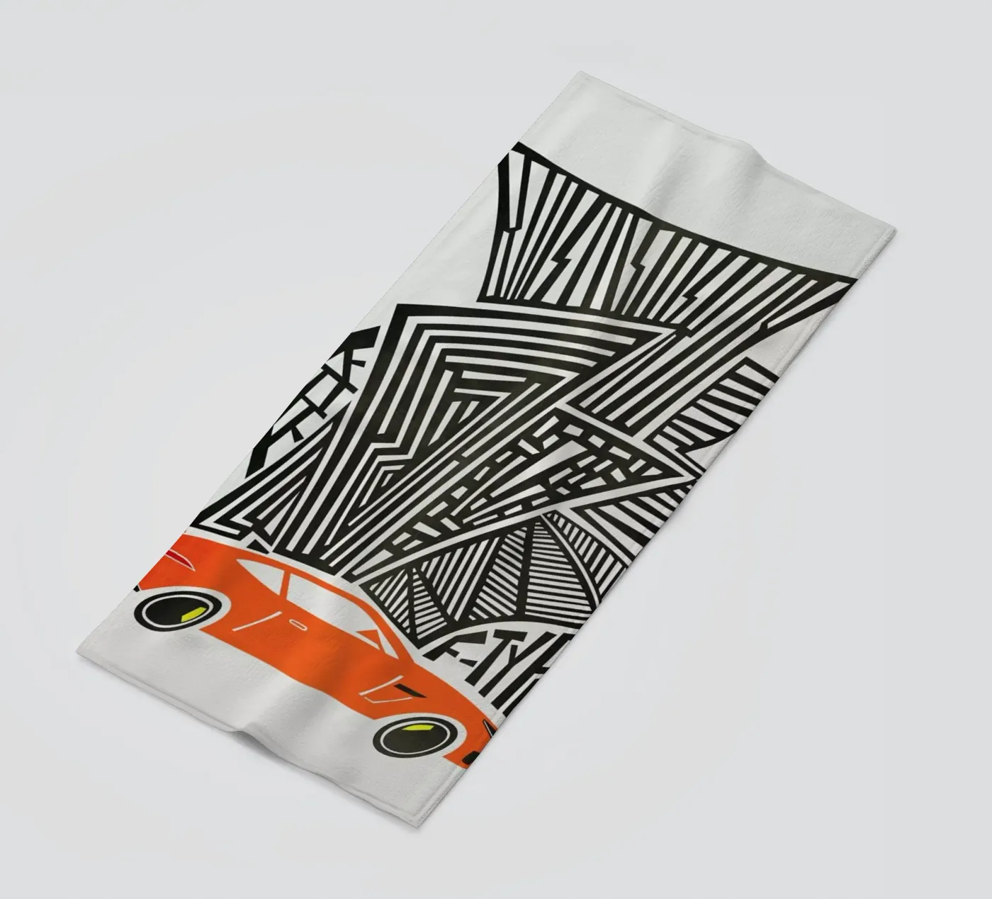 F Type beach towel by Fox & Velvet