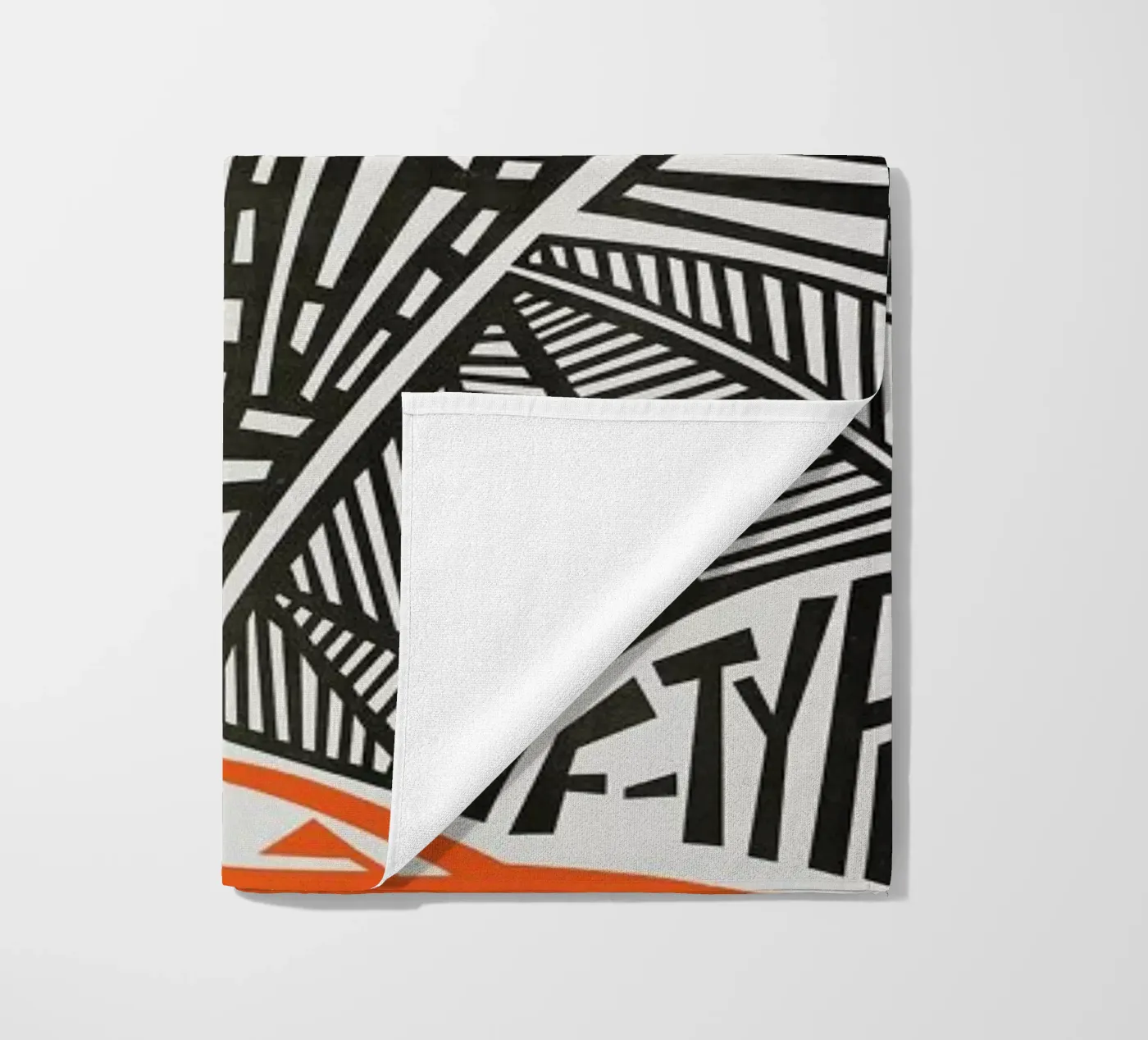 F Type beach towel by Fox & Velvet