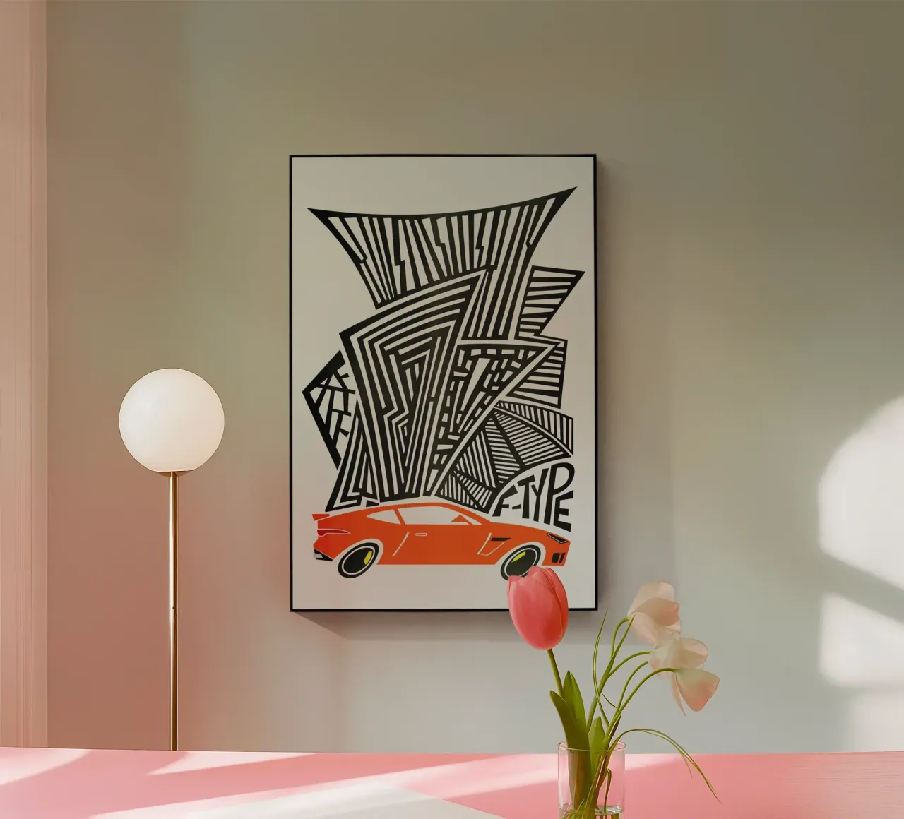 F Type plexiglass da Fox & Velvet