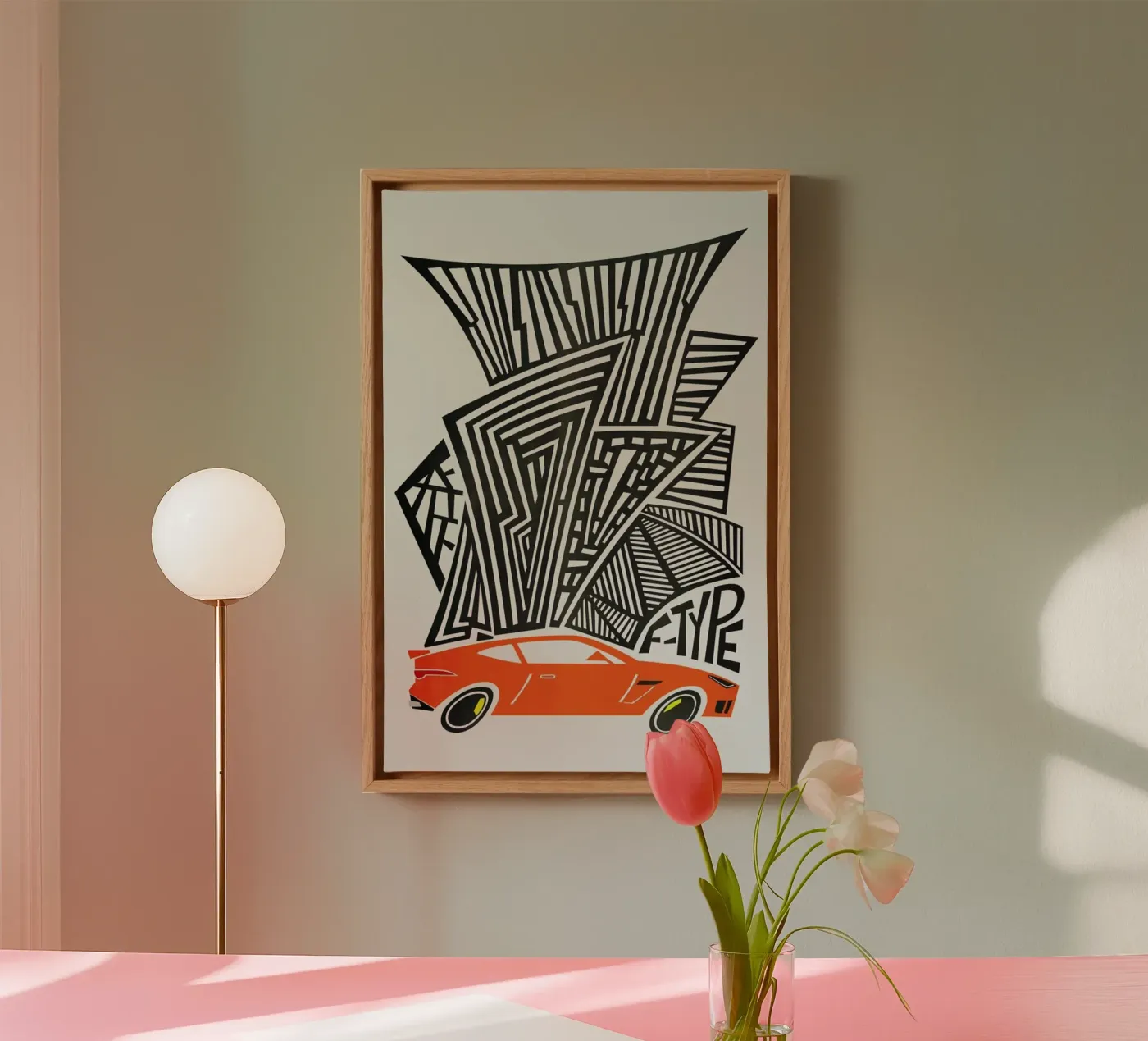 F Type canvas by Fox & Velvet