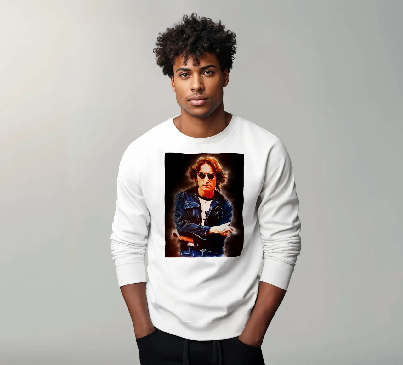 Stile di John Lennon felpa da neonartroom