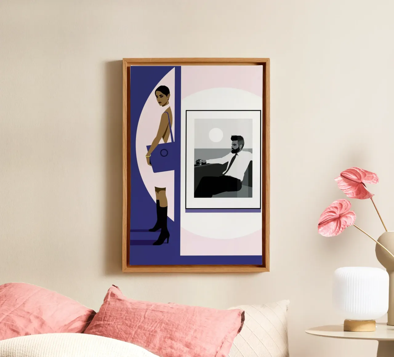The Picture Leinwand mit Schattenfugenrahmen von Bo Lundberg