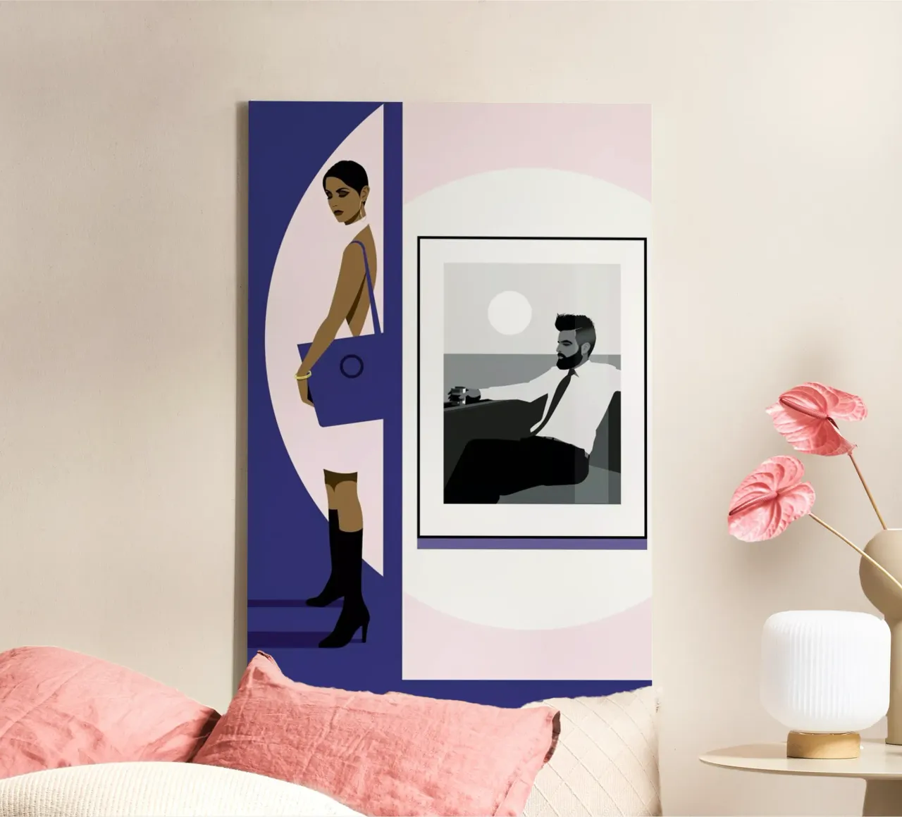 The Picture Leinwand mit Schattenfugenrahmen von Bo Lundberg
