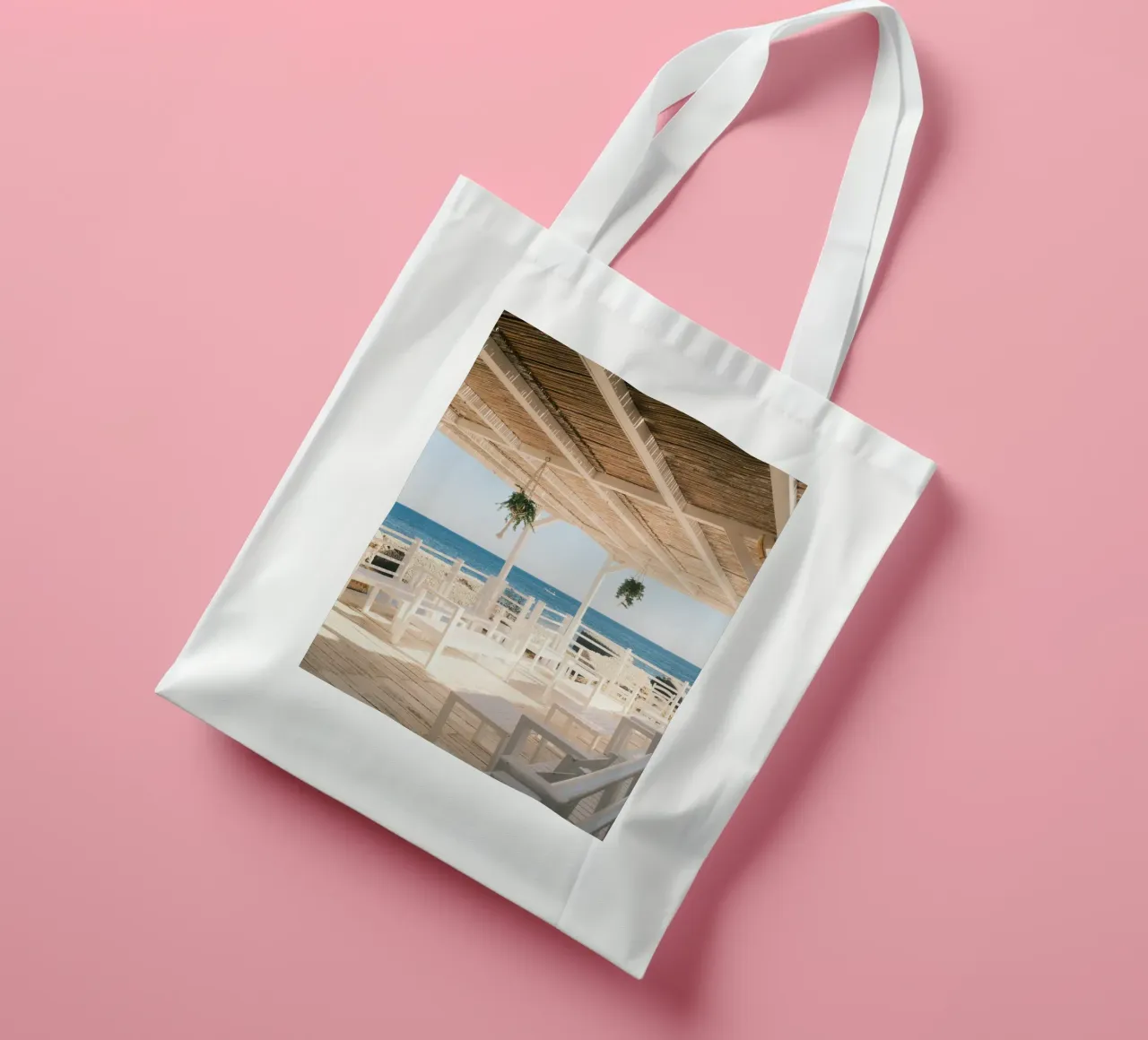 Seaside Serenity borsa in juta da FujiPrints