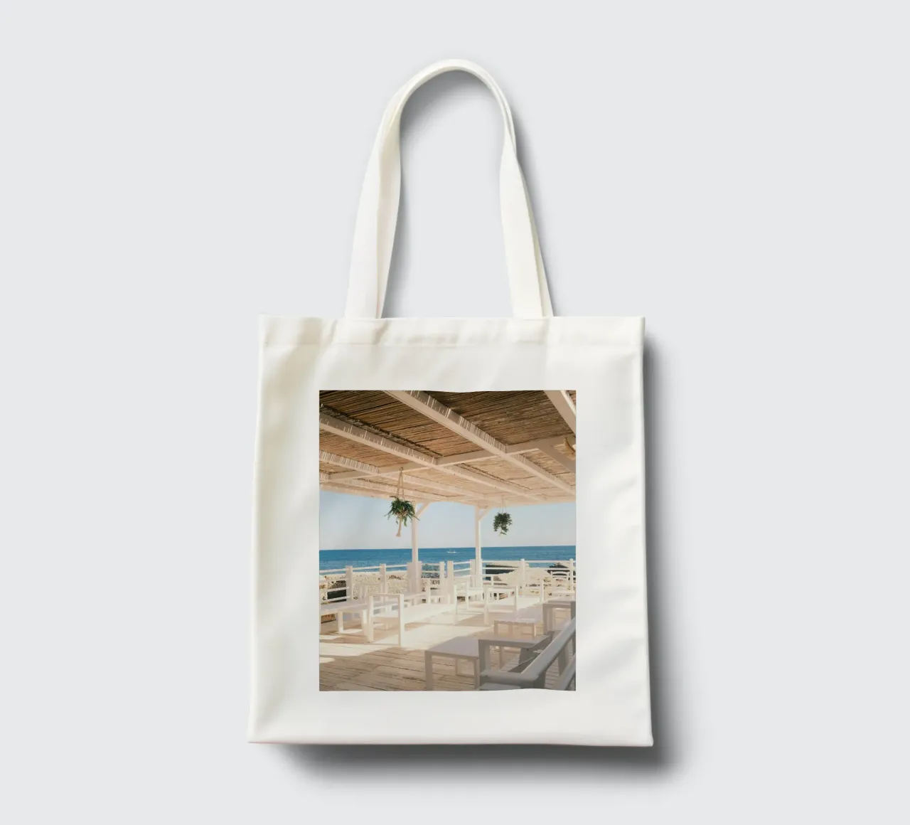 Seaside Serenity borsa in juta da FujiPrints