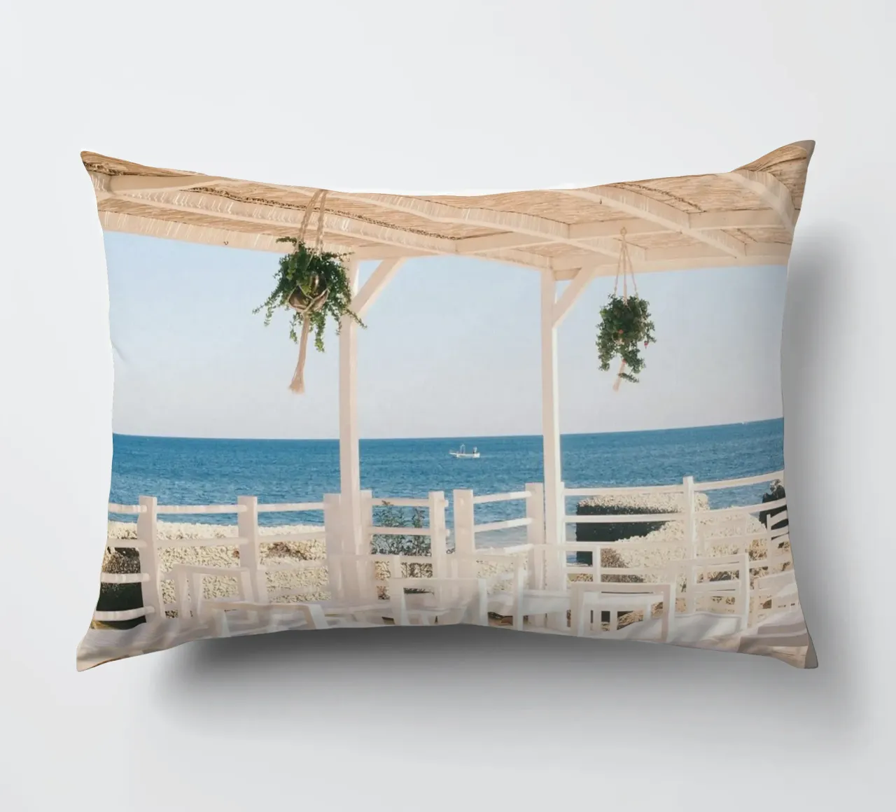Seaside Serenity cuscino da FujiPrints