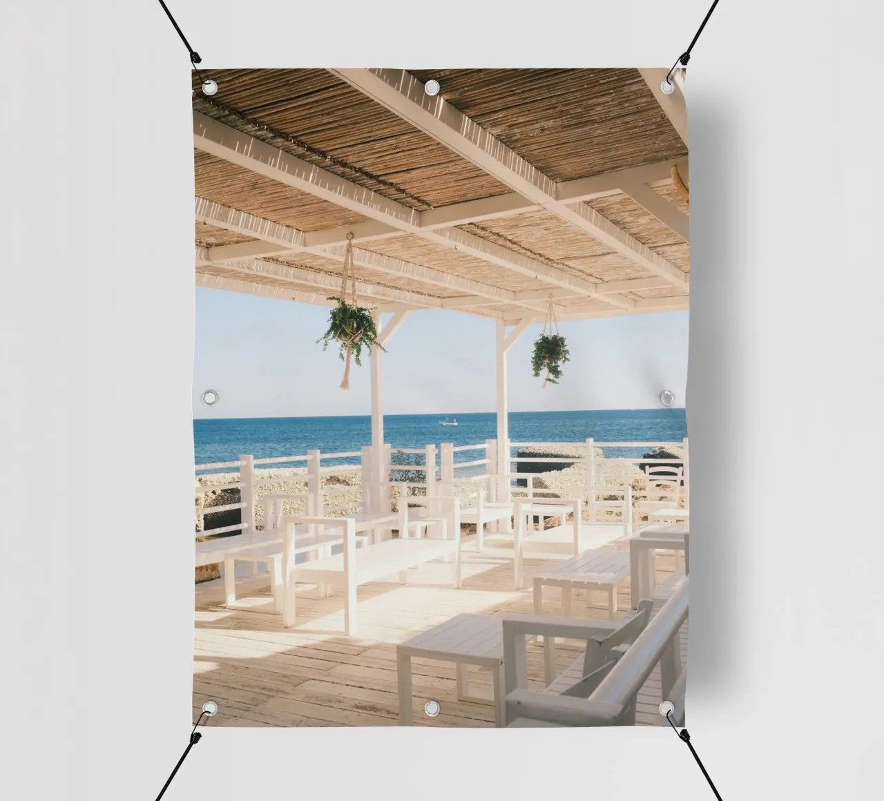 Seaside Serenity telo in pvc da FujiPrints