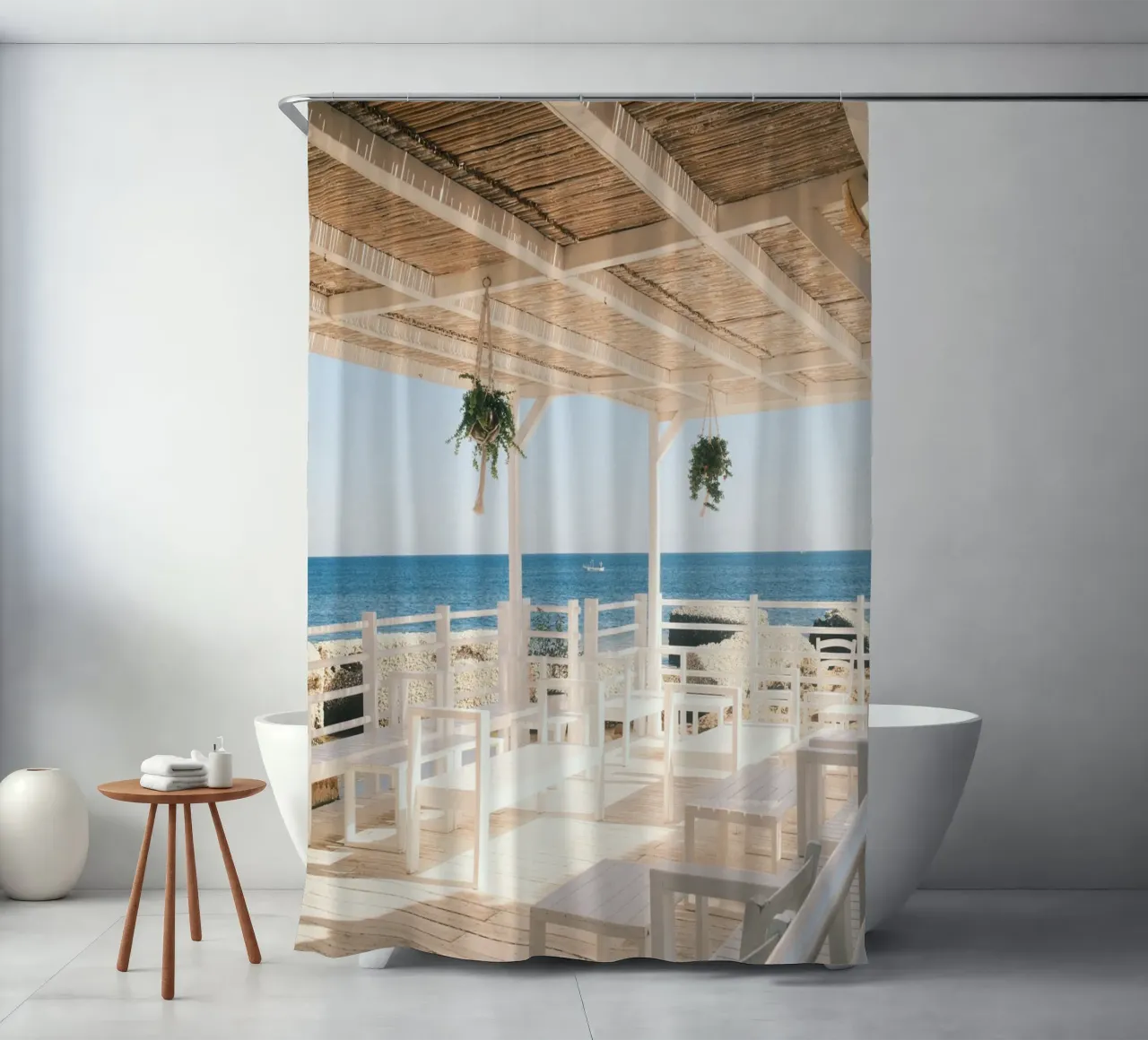 Seaside Serenity tenda da doccia da FujiPrints