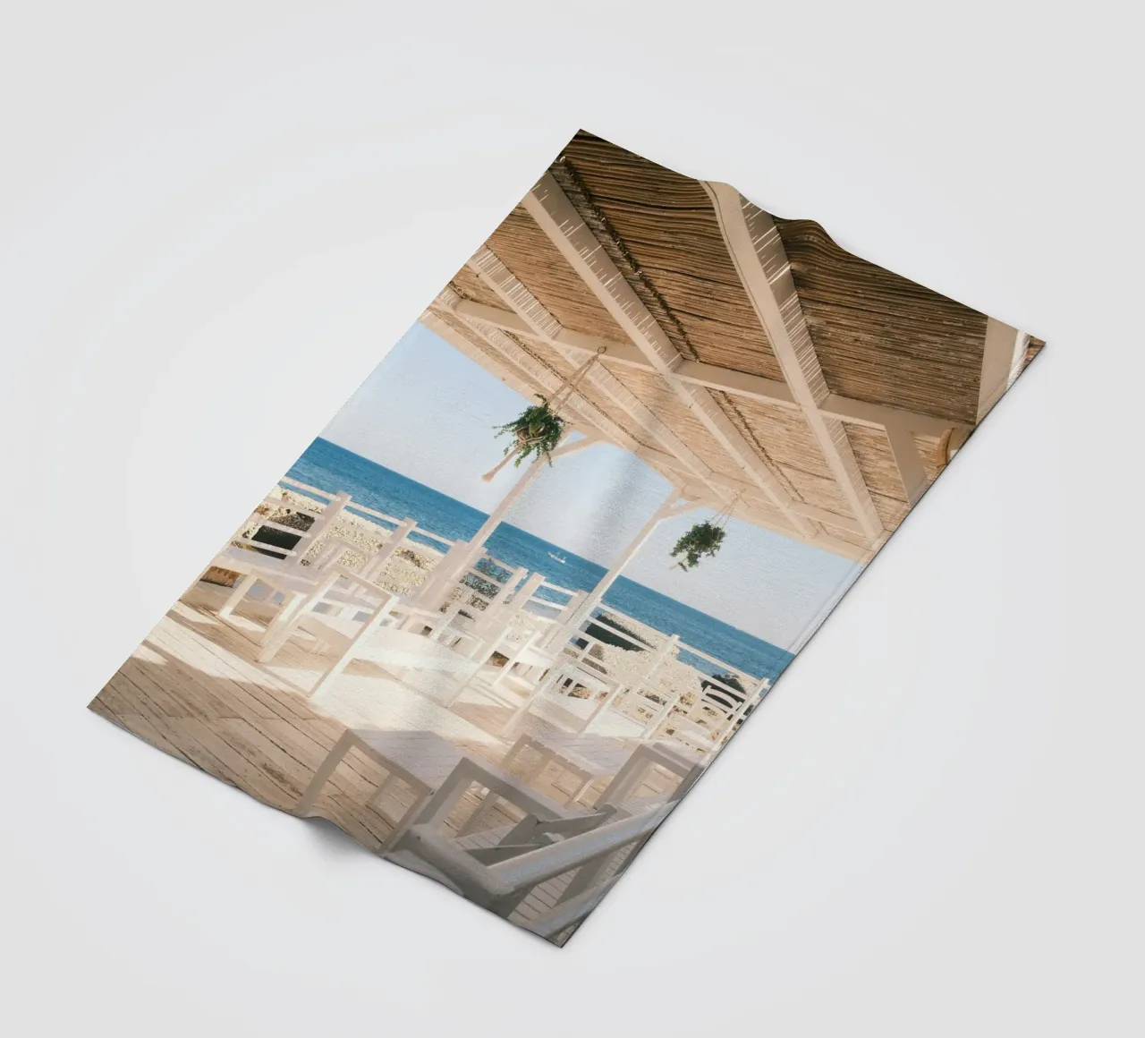 Seaside Serenity coperta in pile da FujiPrints