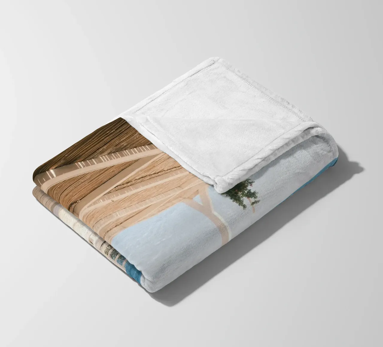 Seaside Serenity coperta in pile da FujiPrints