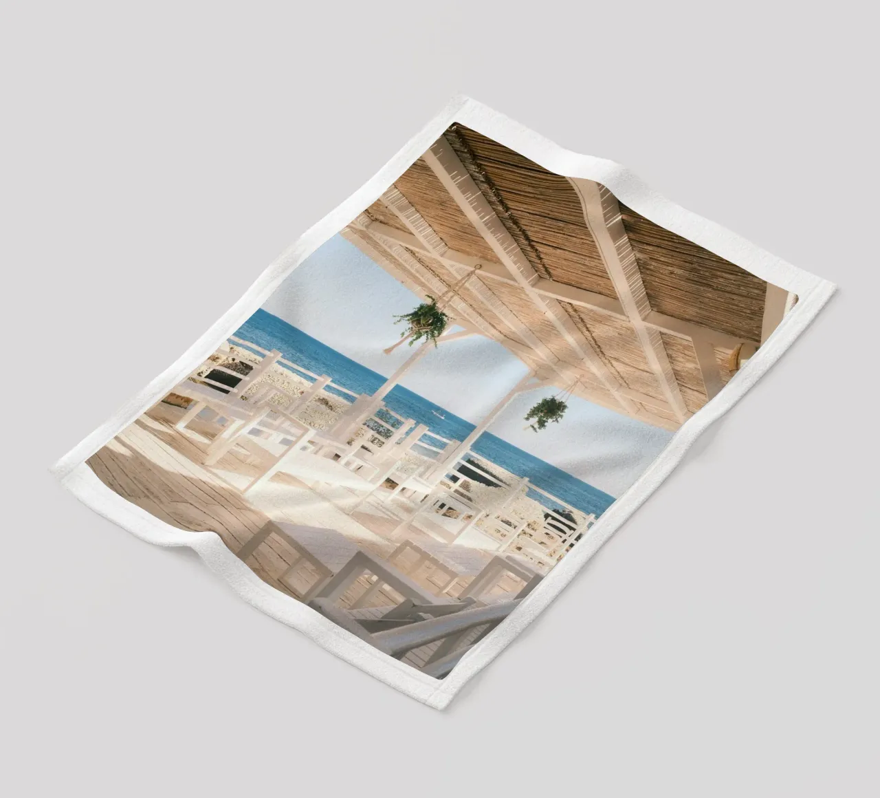 Seaside Serenity coperta in pile da FujiPrints