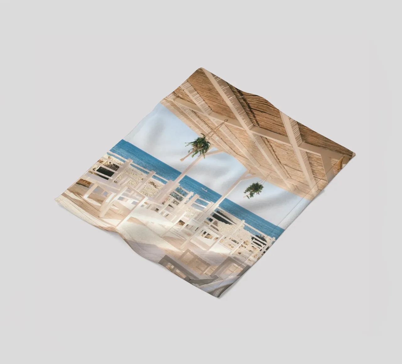 Seaside Serenity coperta in pile da FujiPrints