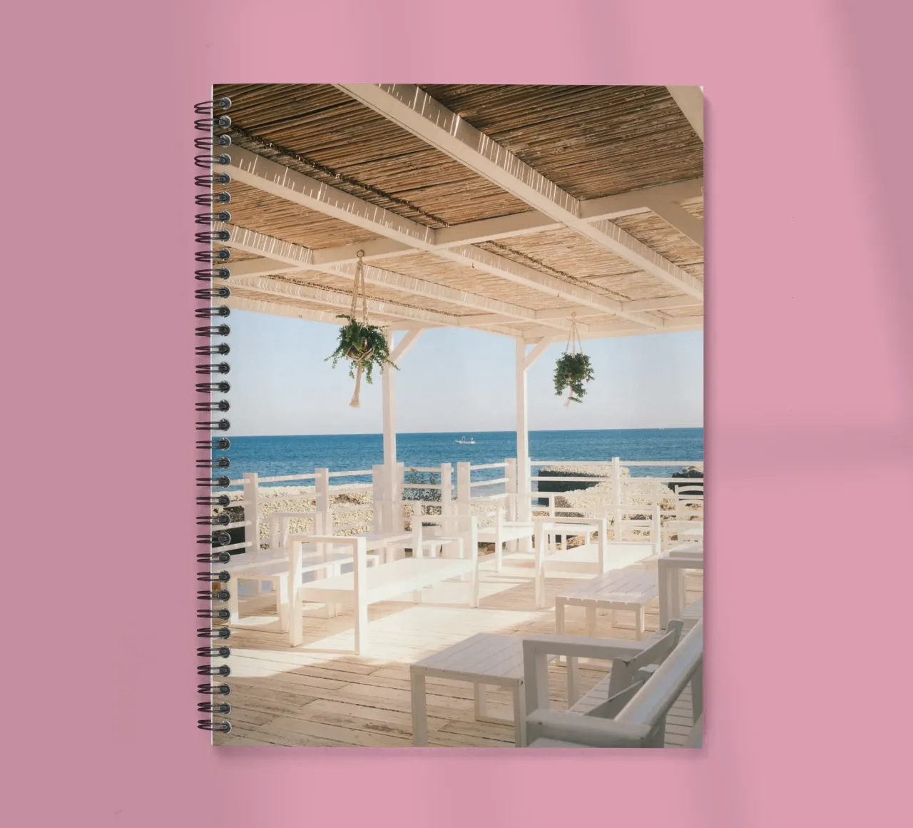 Seaside Serenity spiral notebook by FujiPrints