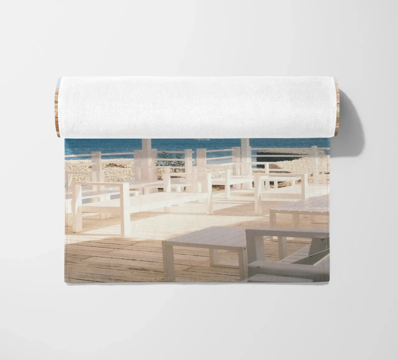 Seaside Serenity telo mare da FujiPrints