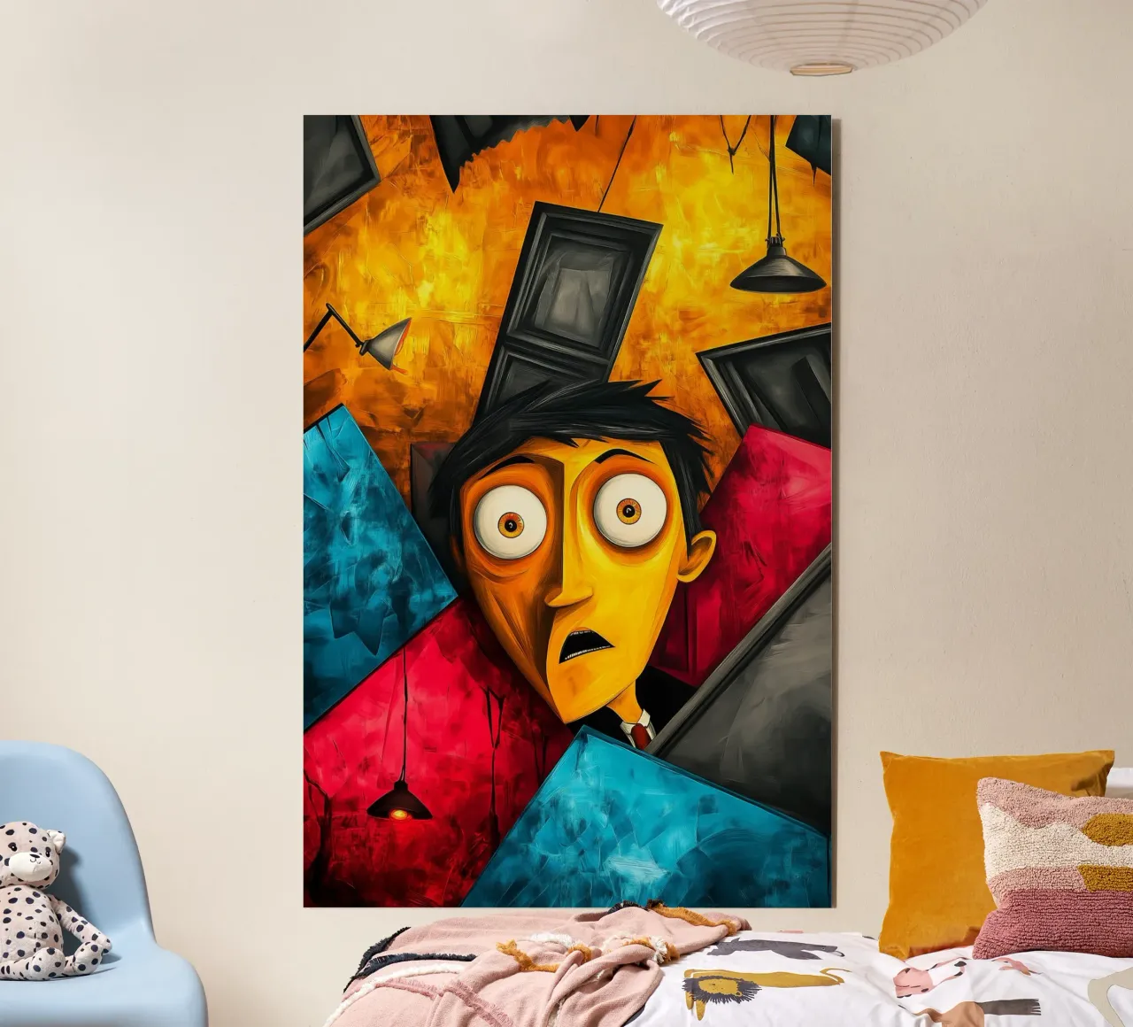 Chaos trap - Caught in the confusion alu-dibond by melipo-art