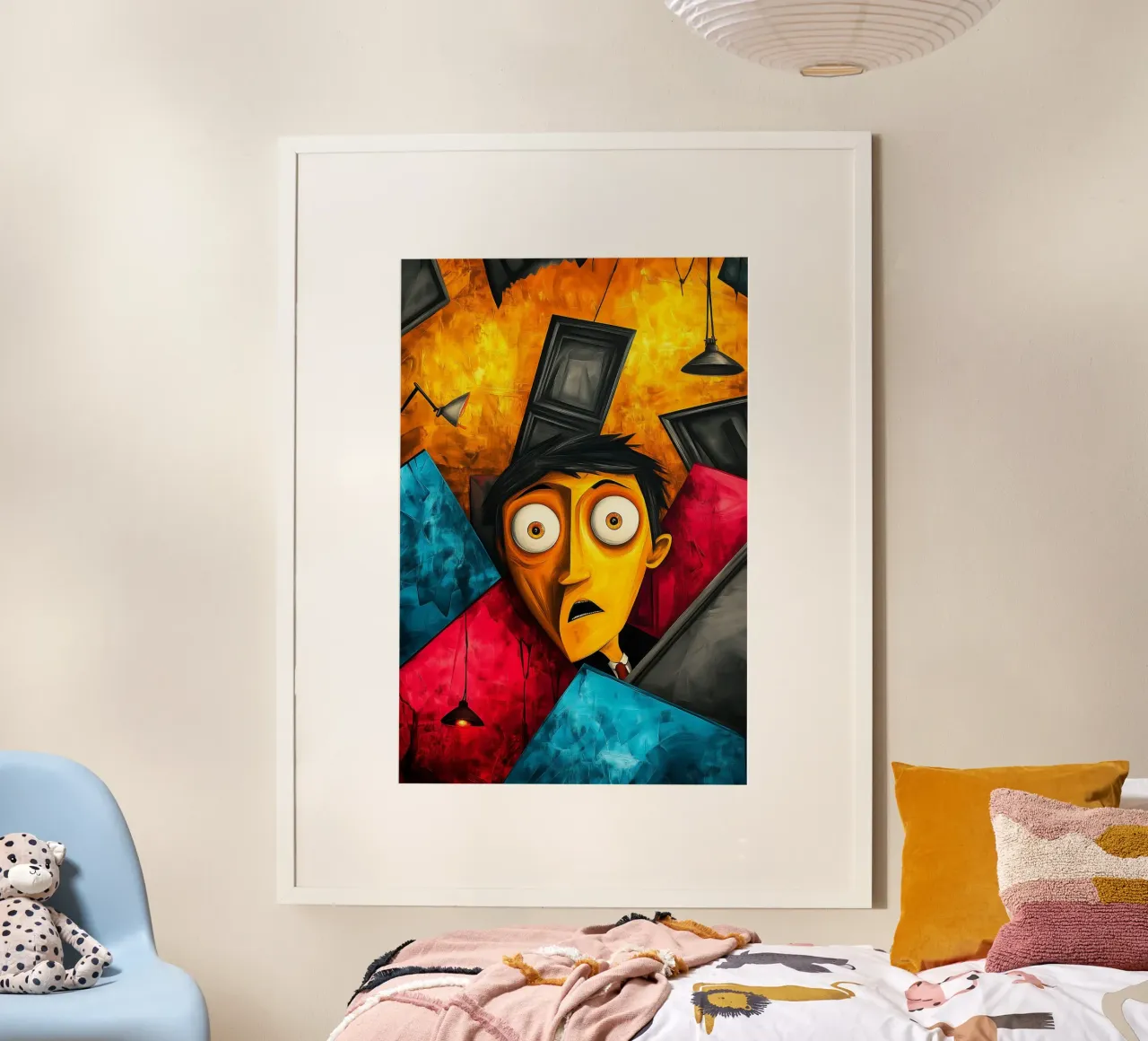 Chaosval - Gevangen in de verwarring hahnemühle van melipo-art