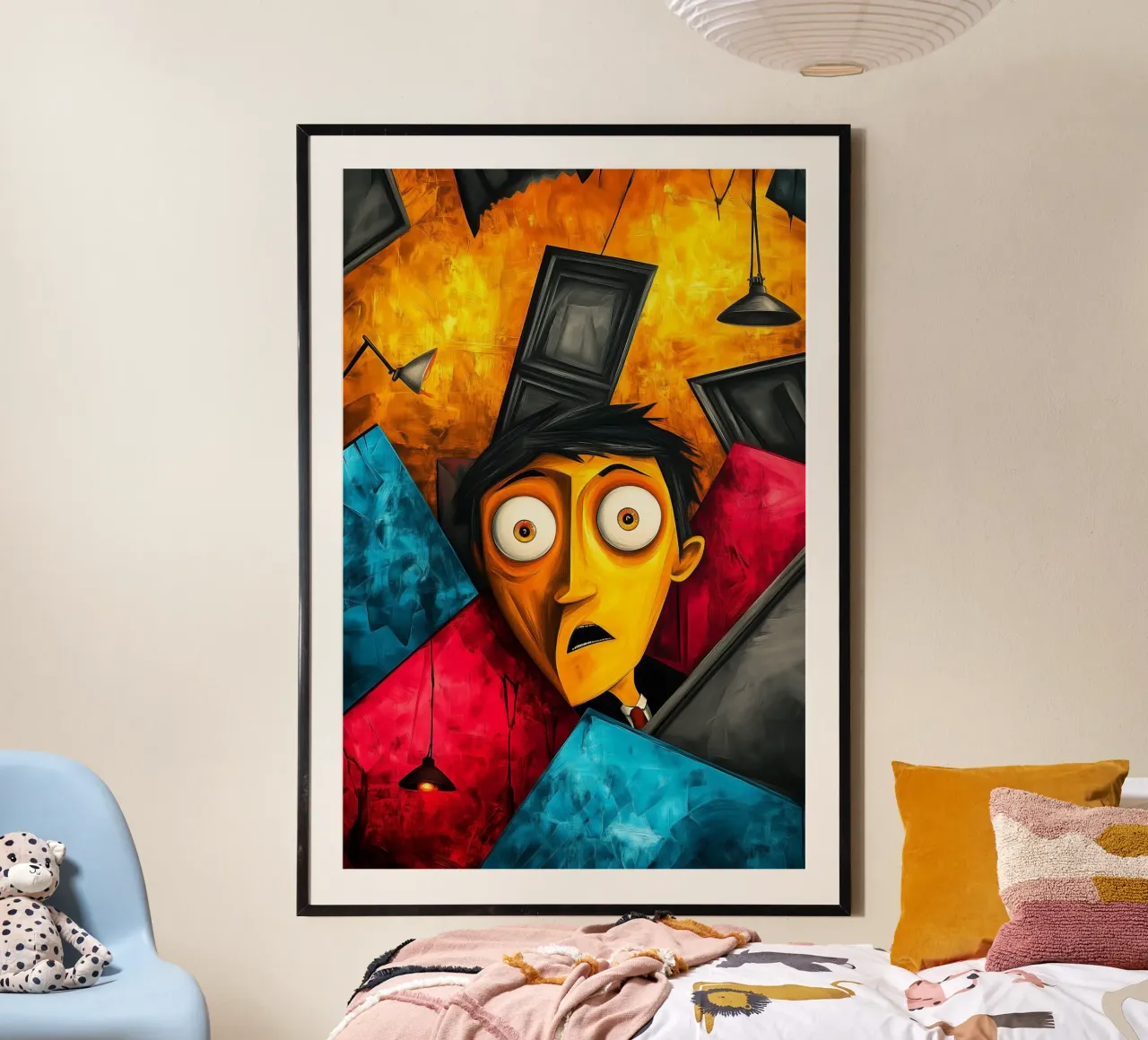 Chaosval - Gevangen in de verwarring hahnemühle van melipo-art