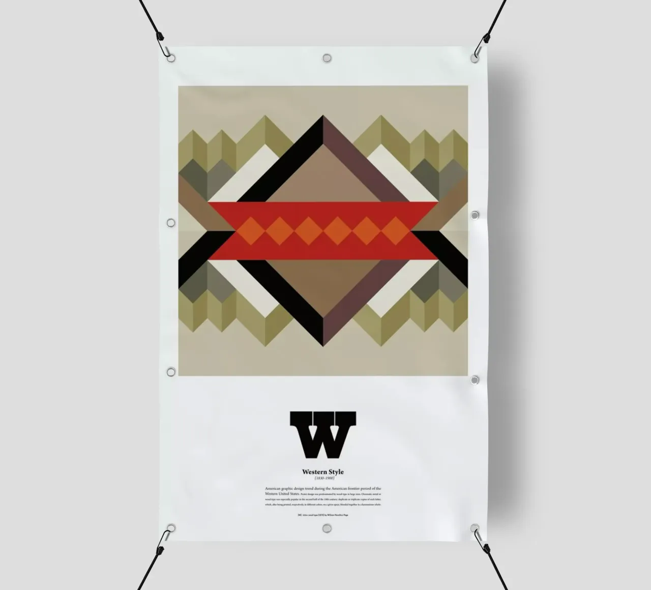 W - Western Style telo in pvc da The True Type