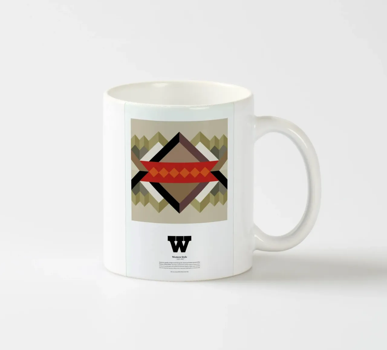 W - Western Style tazza in ceramica da The True Type