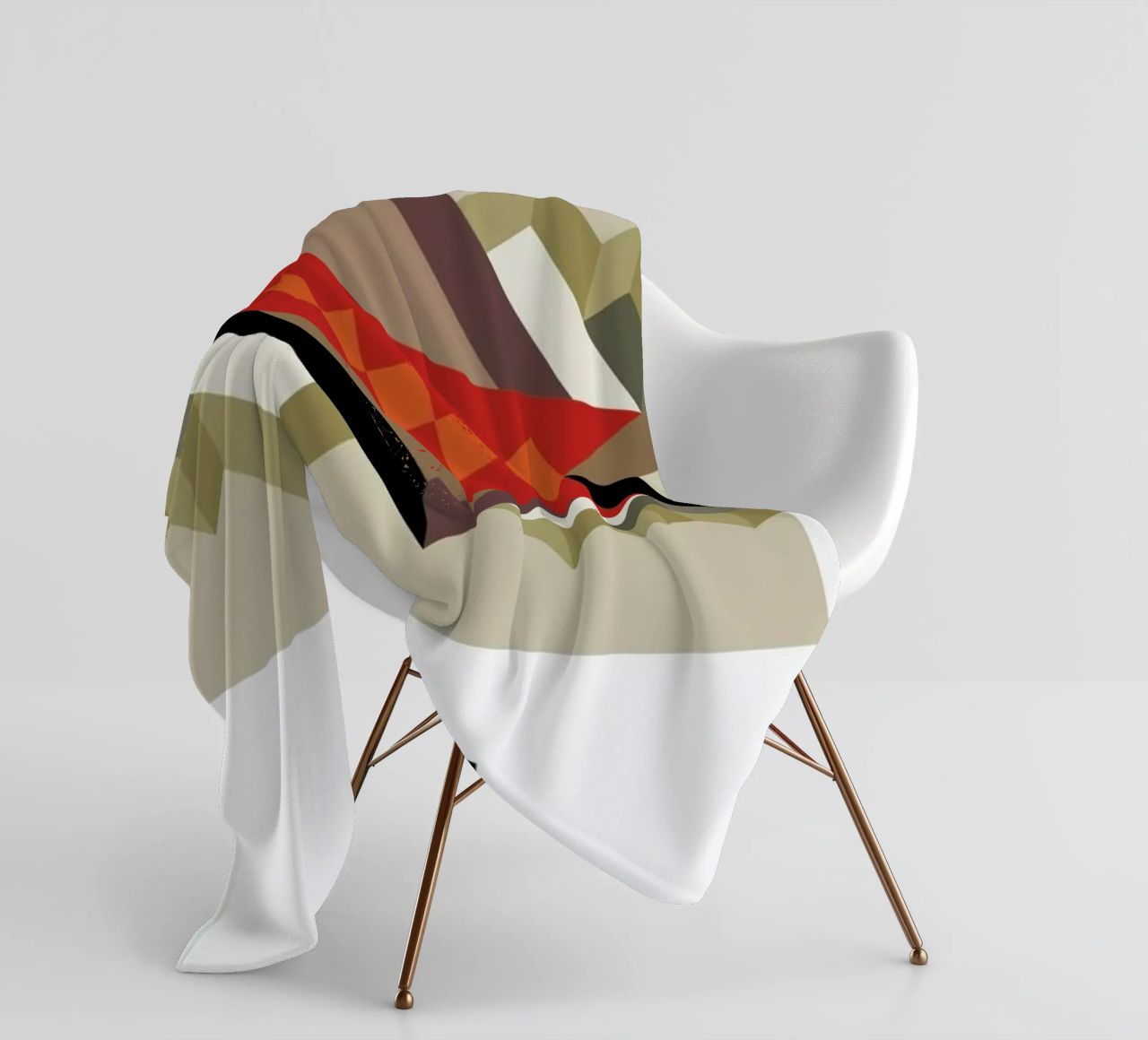 W - Western Style fleece blanket by The True Type