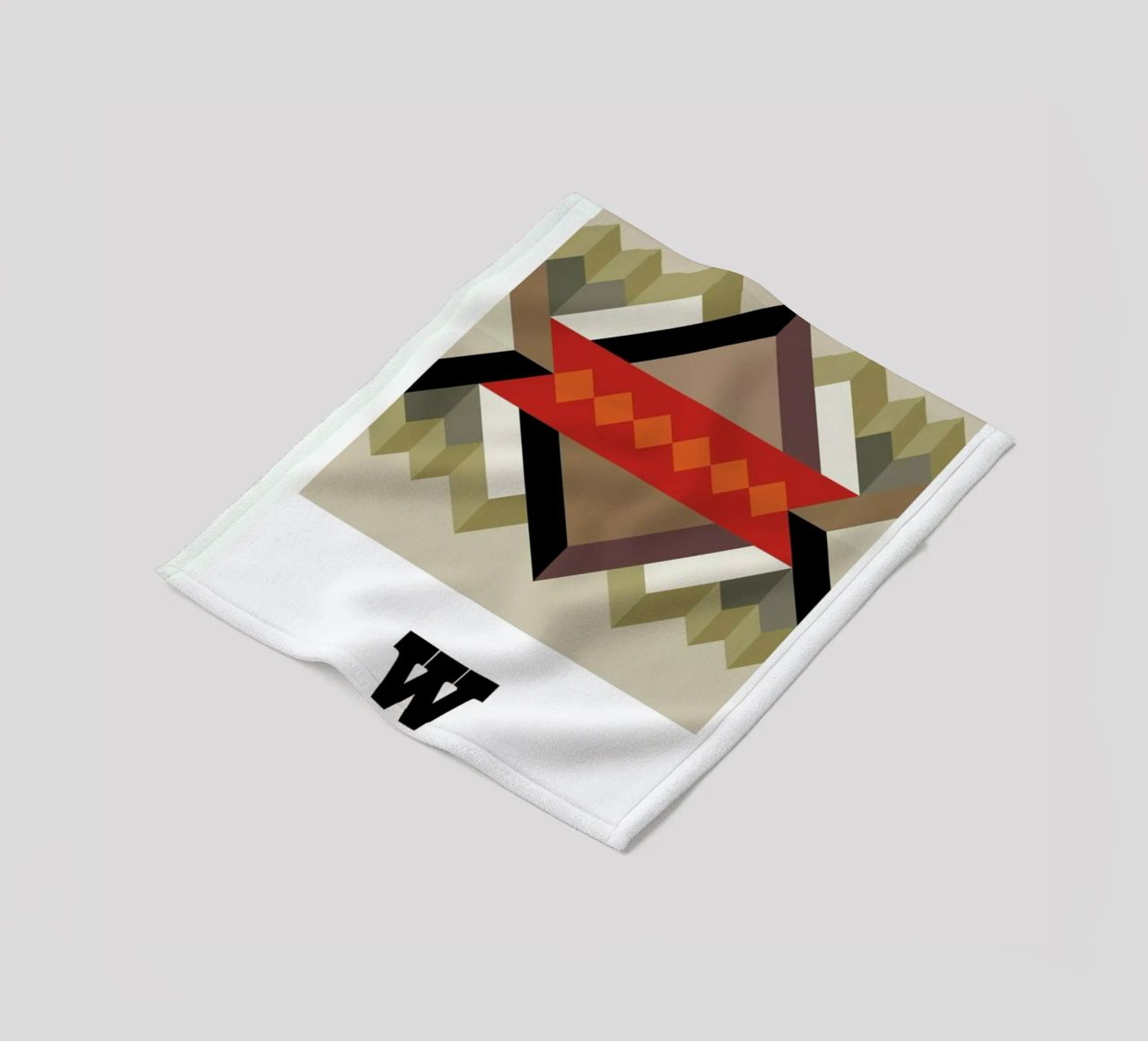 W - Western Style fleece blanket by The True Type