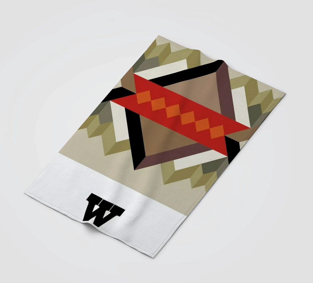 W - Western Style fleece blanket by The True Type