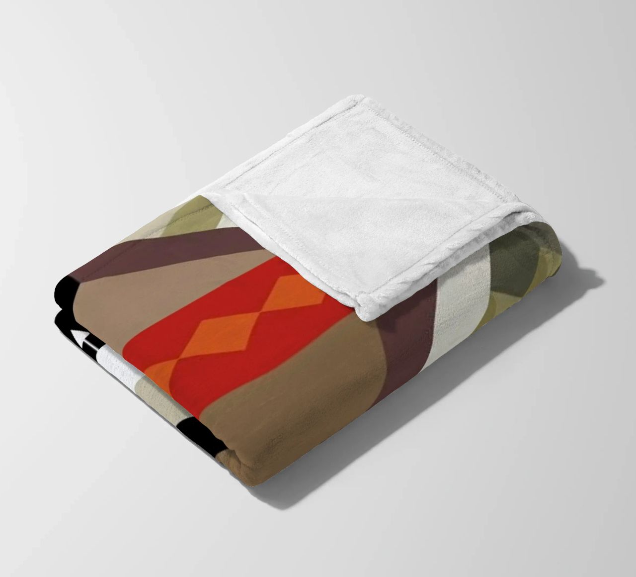 W - Western Style fleece blanket by The True Type