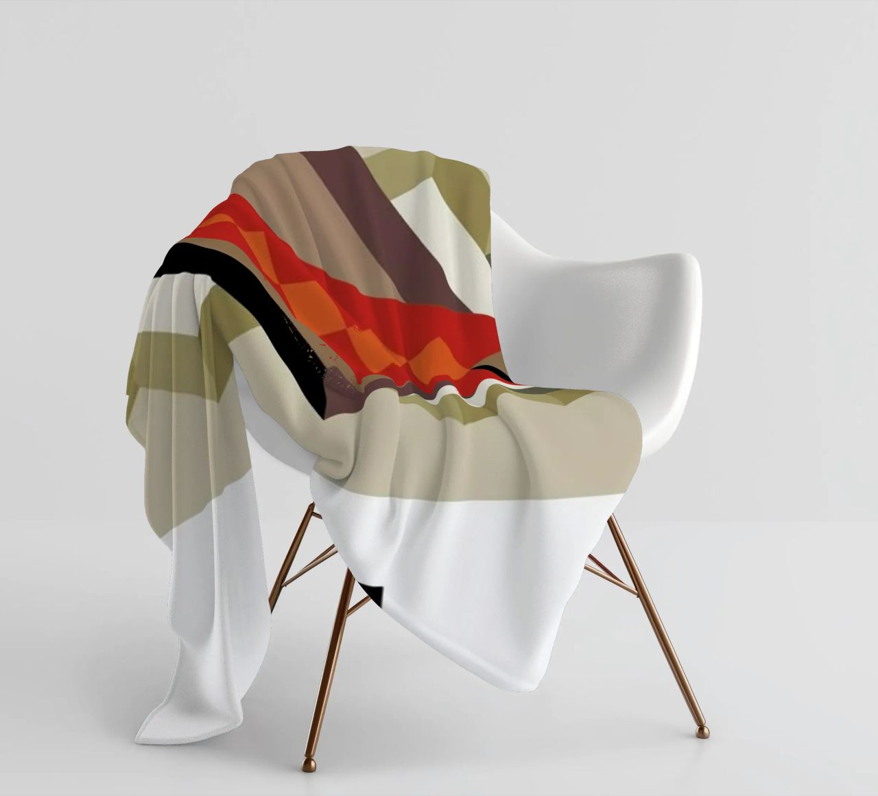 W - Western Style fleece blanket by The True Type