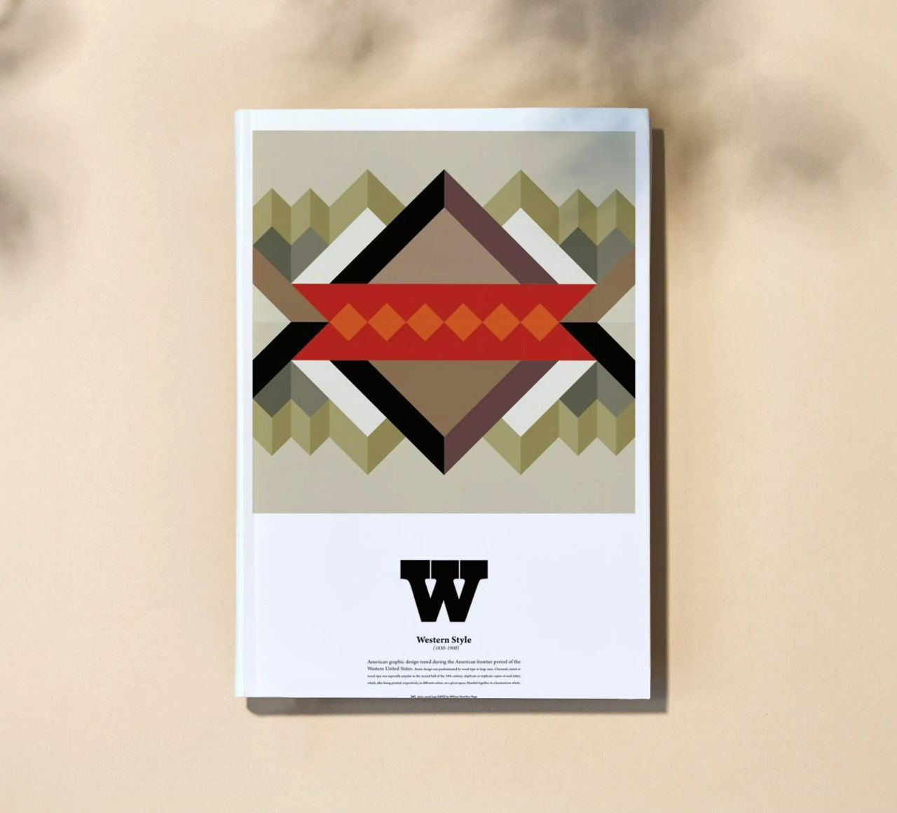 W - Western Style notebook by The True Type