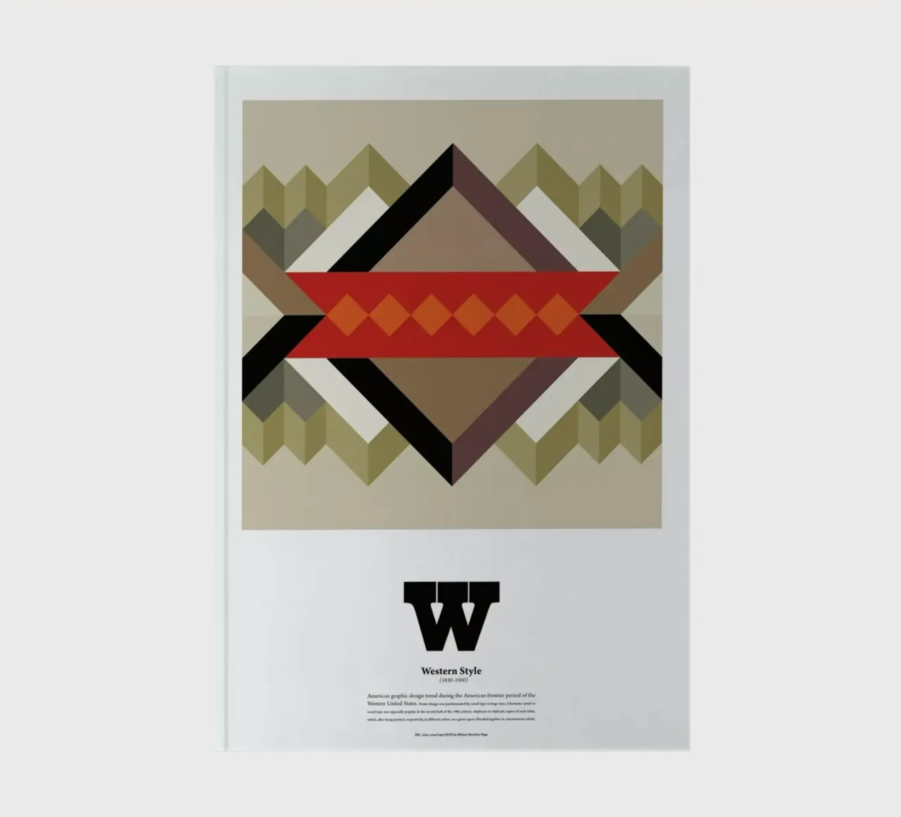 W - Western Style notebook by The True Type