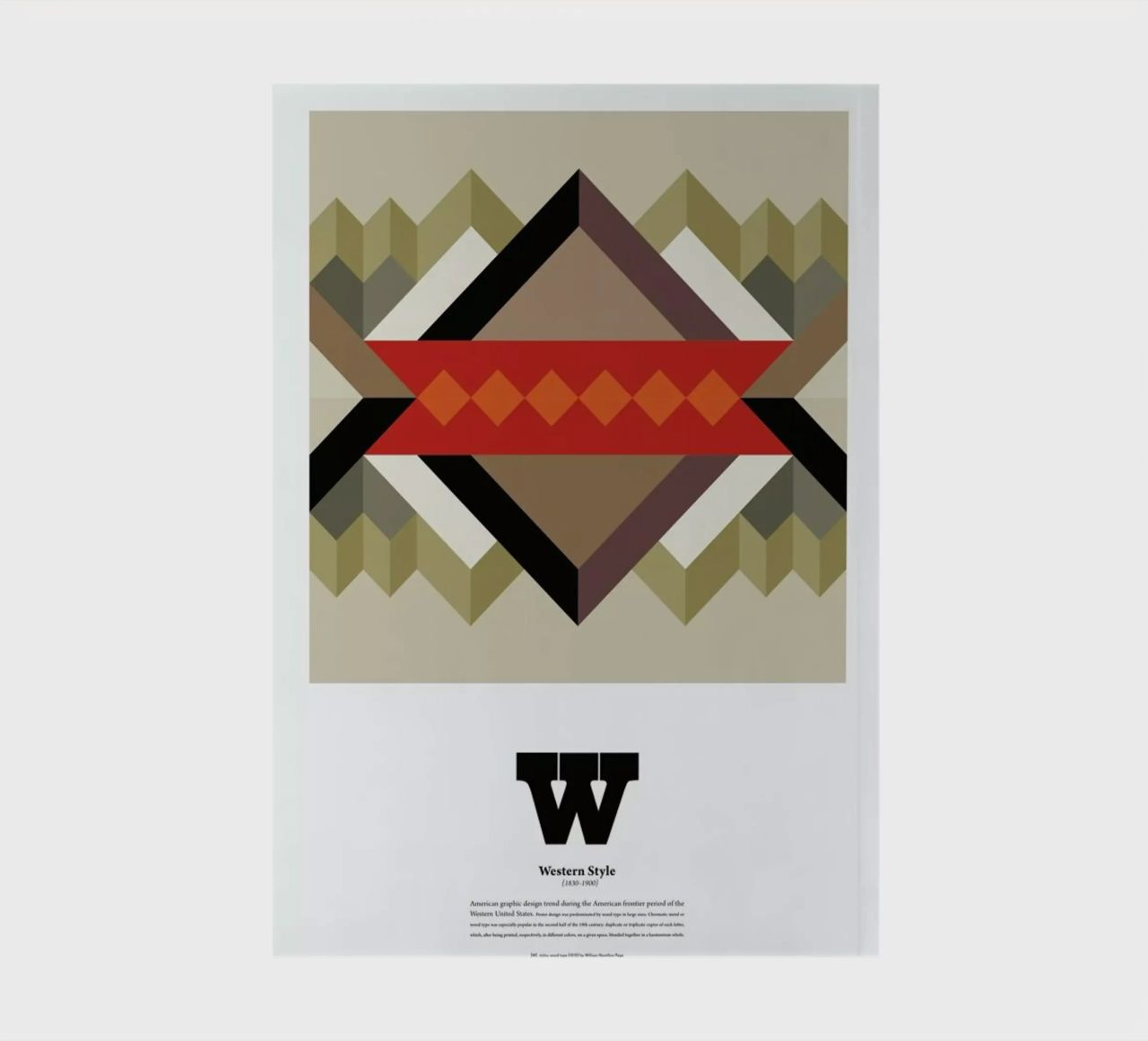 W - Western Style notebook by The True Type