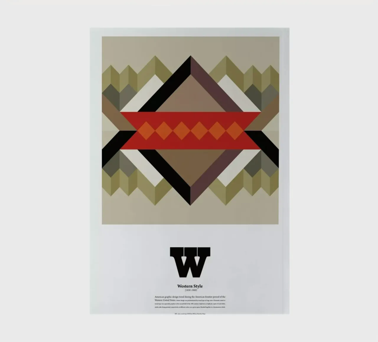 W - Western Style notebook by The True Type