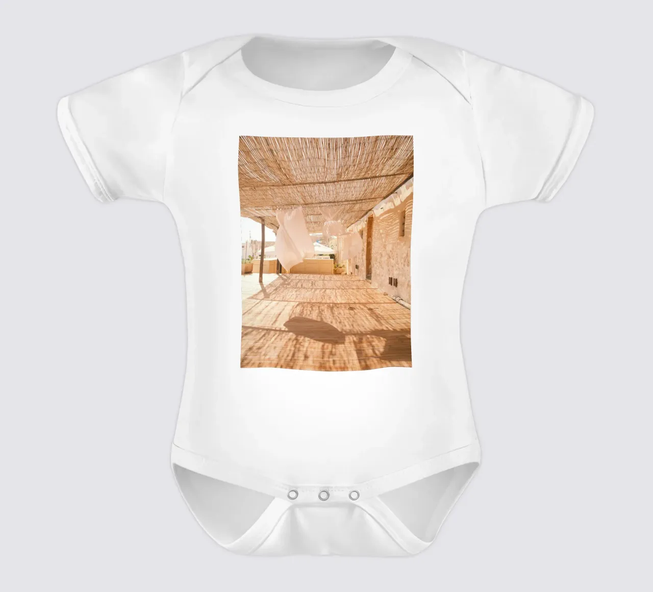 Dancing Shadows body neonato maniche corte da FujiPrints