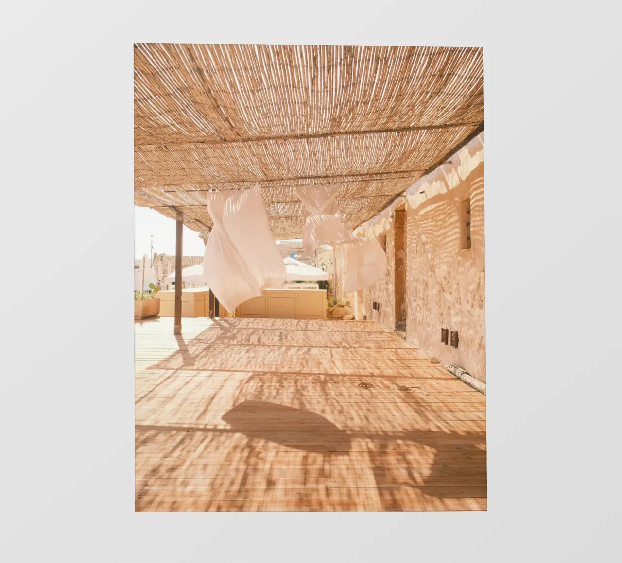 Dancing Shadows fotobehang van FujiPrints