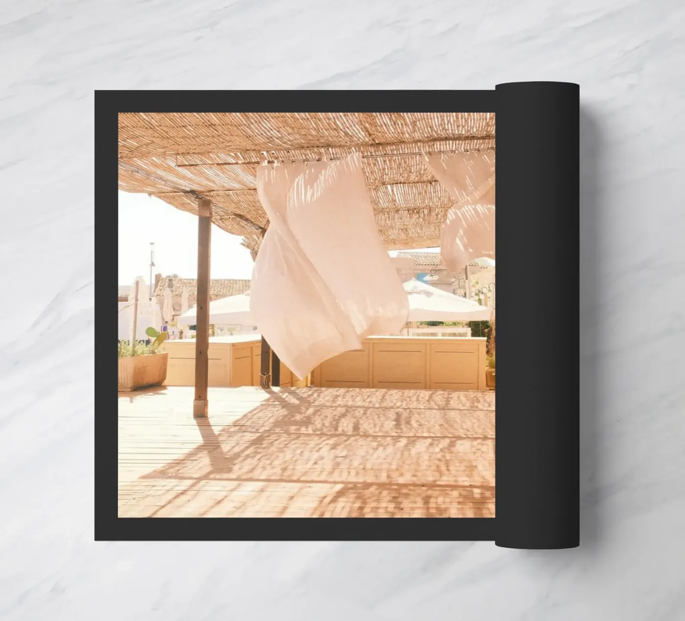 Dancing Shadows doormat by FujiPrints