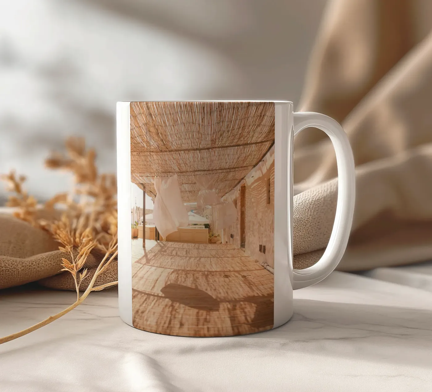 Dancing Shadows mug en céramique de FujiPrints