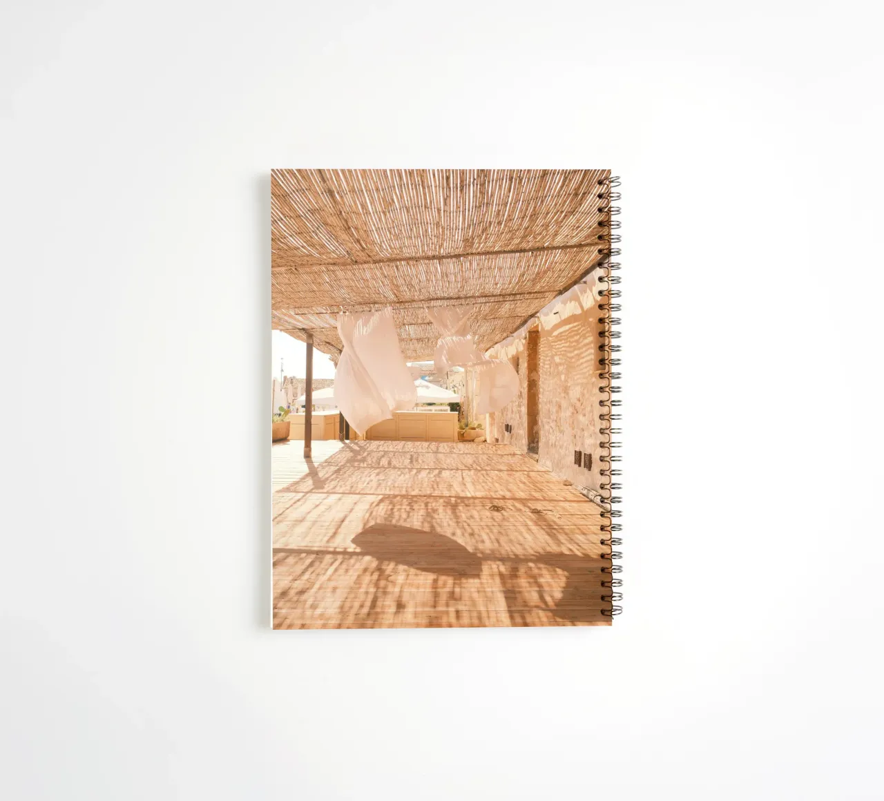 Dancing Shadows spiral notebook by FujiPrints