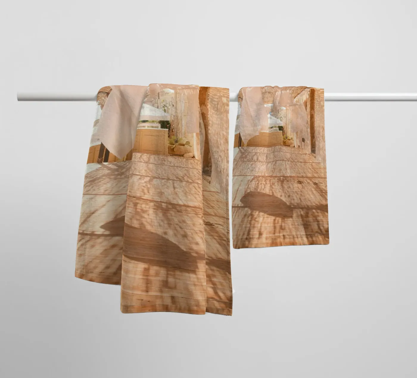 Dancing Shadows towel by FujiPrints