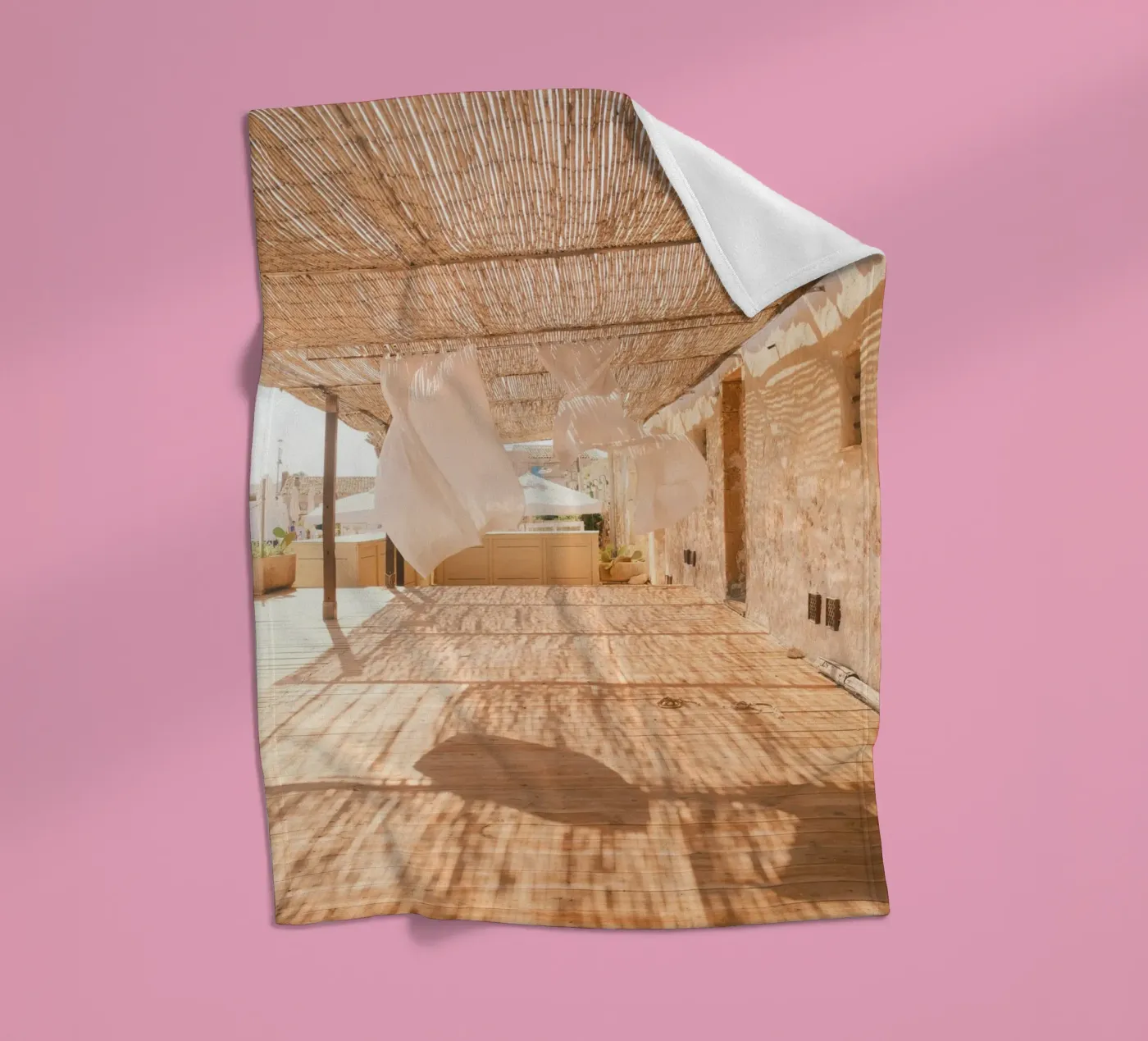 Dancing Shadows Fleecedecke von FujiPrints