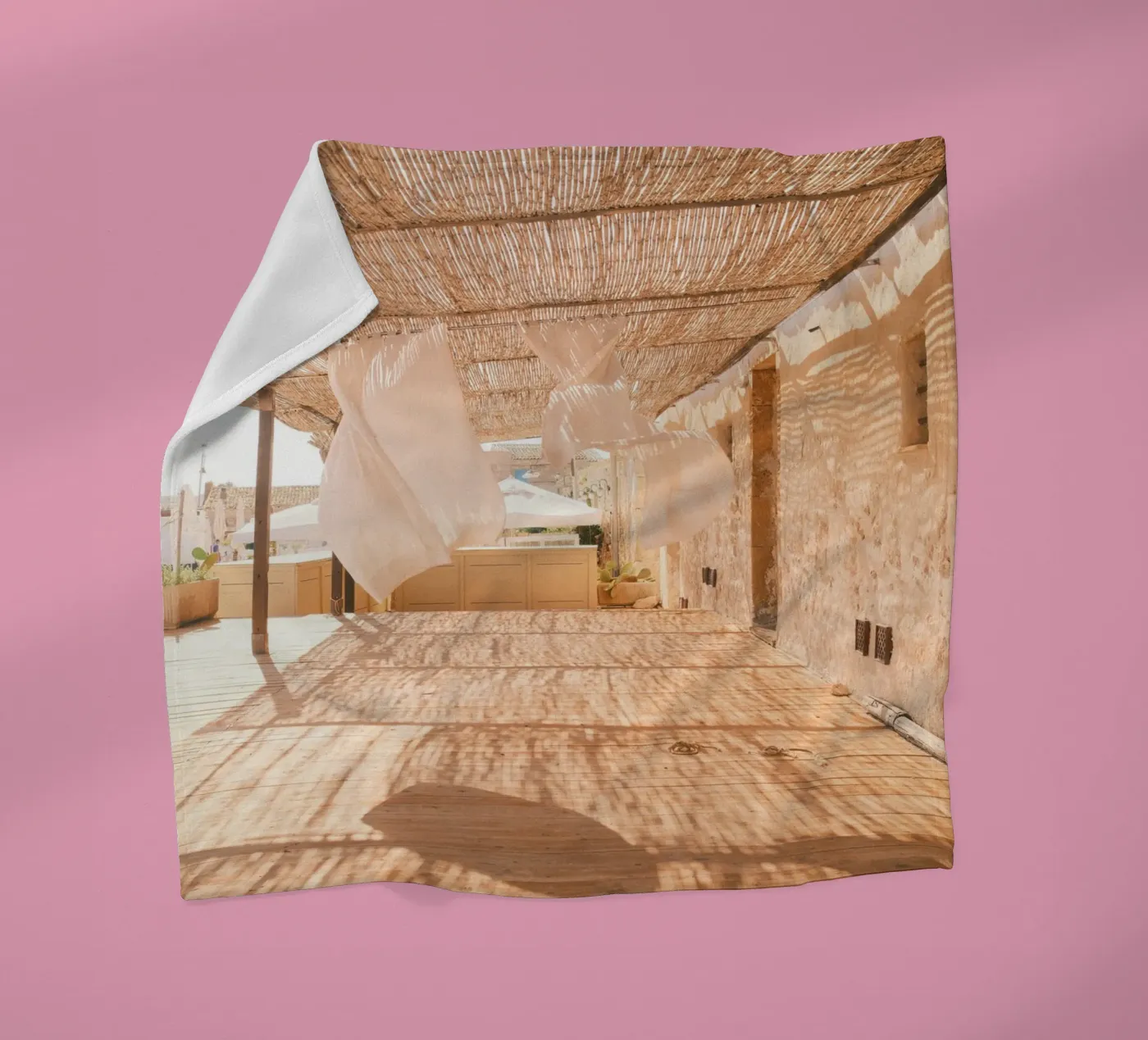 Dancing Shadows Fleecedecke von FujiPrints