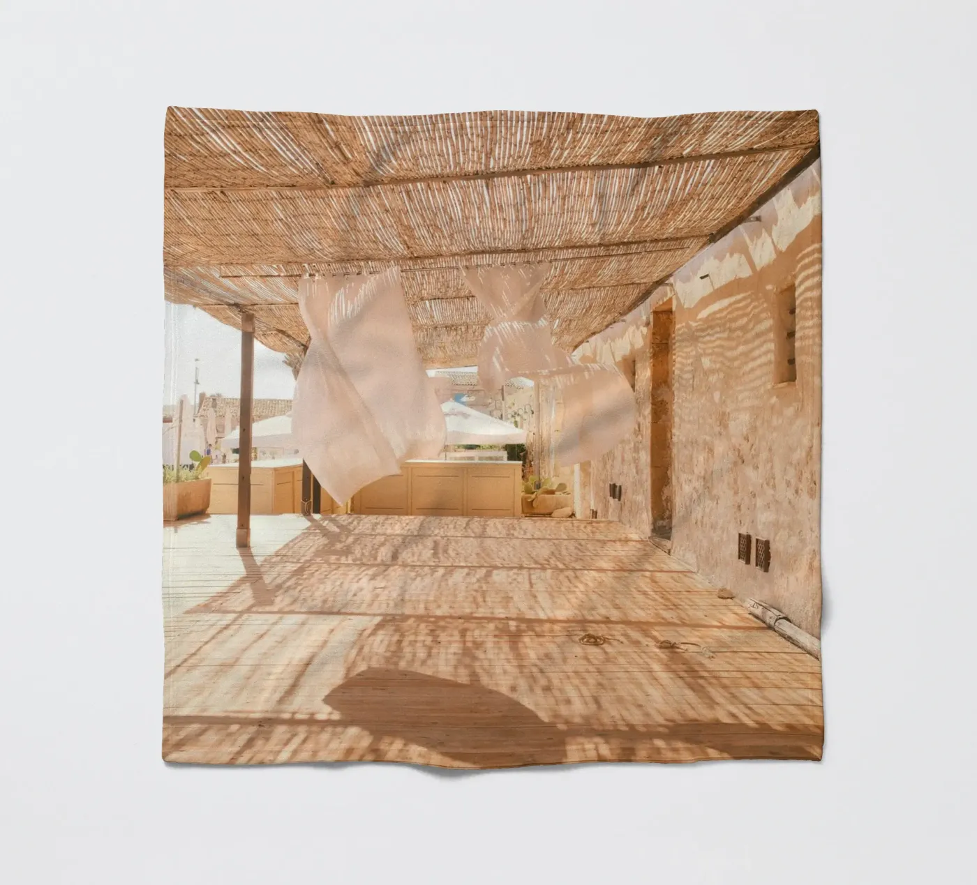 Dancing Shadows Fleecedecke von FujiPrints