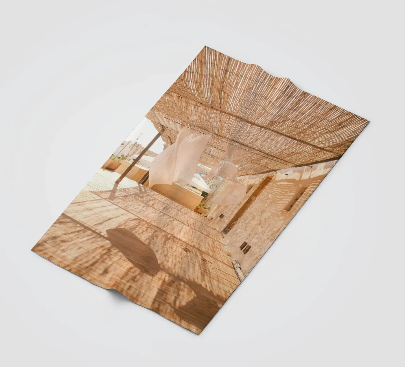 Dancing Shadows fleece blanket by FujiPrints