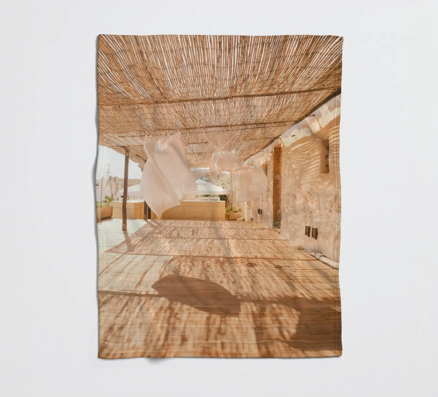 Dancing Shadows fleece blanket by FujiPrints