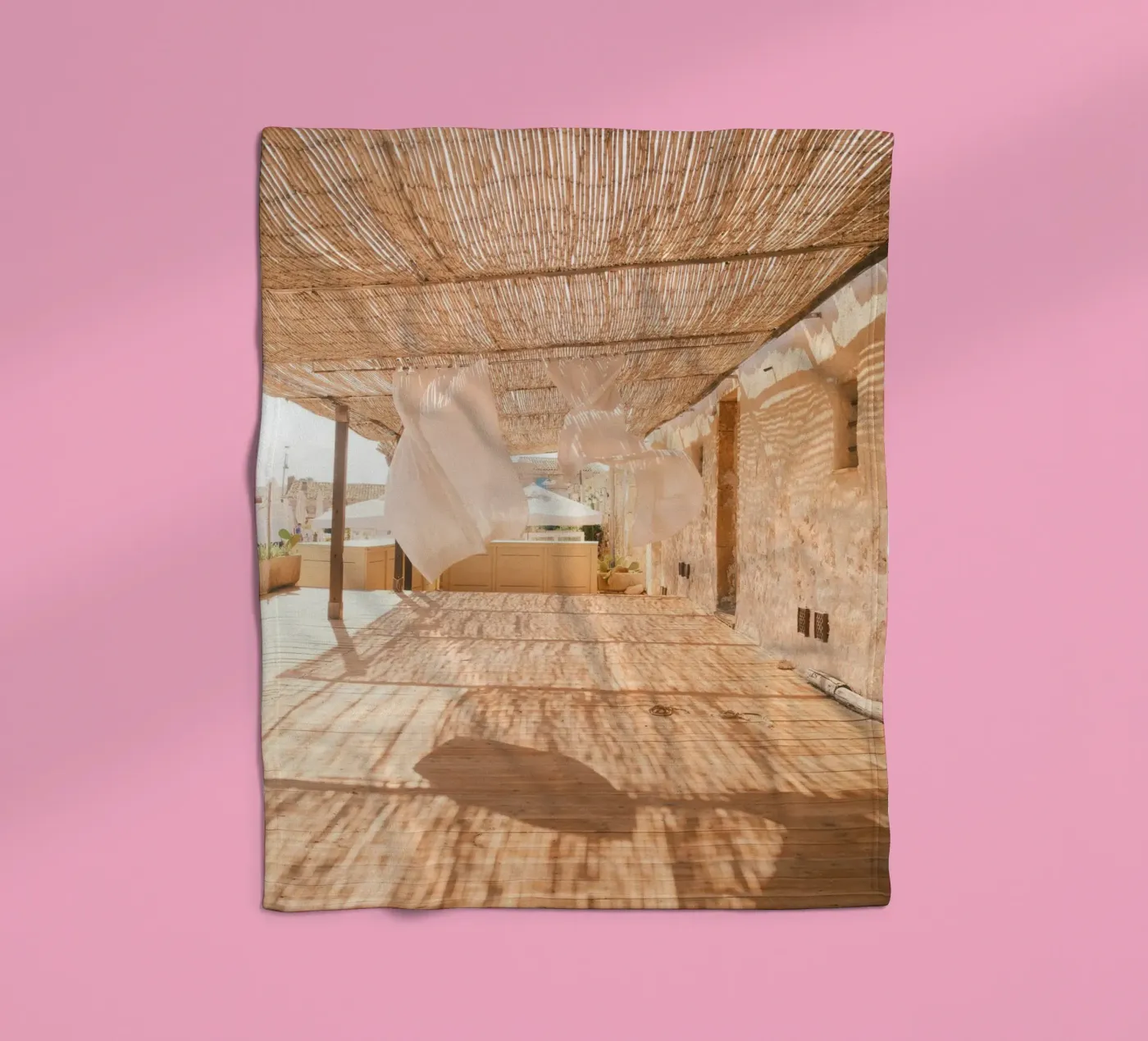 Dancing Shadows Fleecedecke von FujiPrints