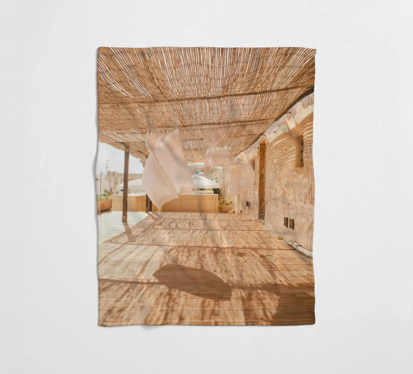 Dancing Shadows Fleecedecke von FujiPrints