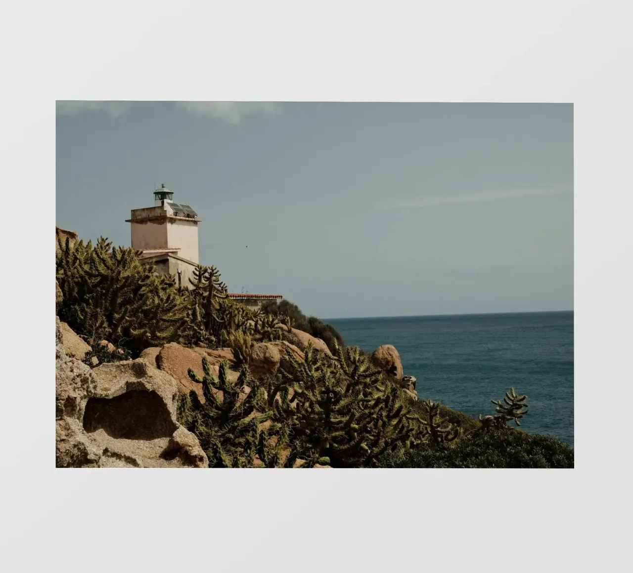 Lighthouse Overlooking the Sea pellicola backlit da FujiPrints