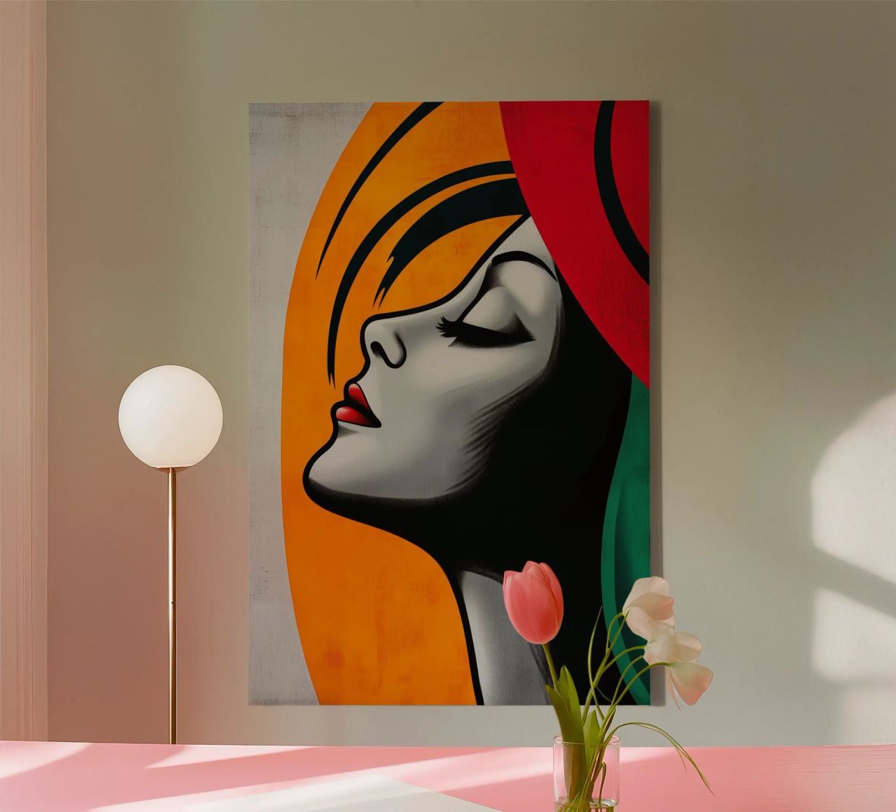 Whispers of colour in the wind canvas by melipo-art